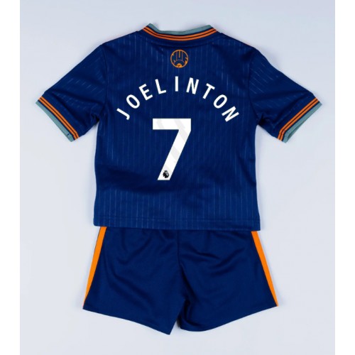 Stroje piłkarskie Newcastle United Joelinton #7 Koszulka Trzeciej dla dzieci 2025-26 Krótki Rękaw (+ szorty)